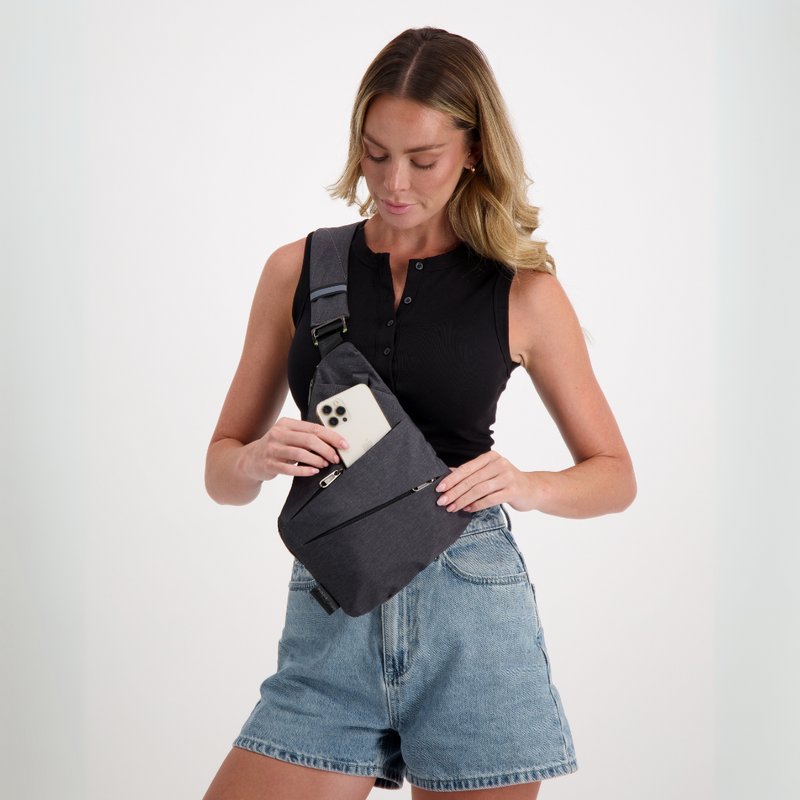 Anti Theft Crossbody Bag For Travelers With Hidden Zippers And Lightweight | Lersk