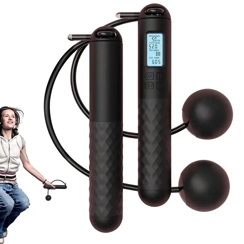 VeloFit Cordless Jump Rope with Counter for Home Workouts | Lersk