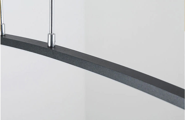 LumenNova Curve Pendant Lamp With Warm Ambient LED Glow | Lersk