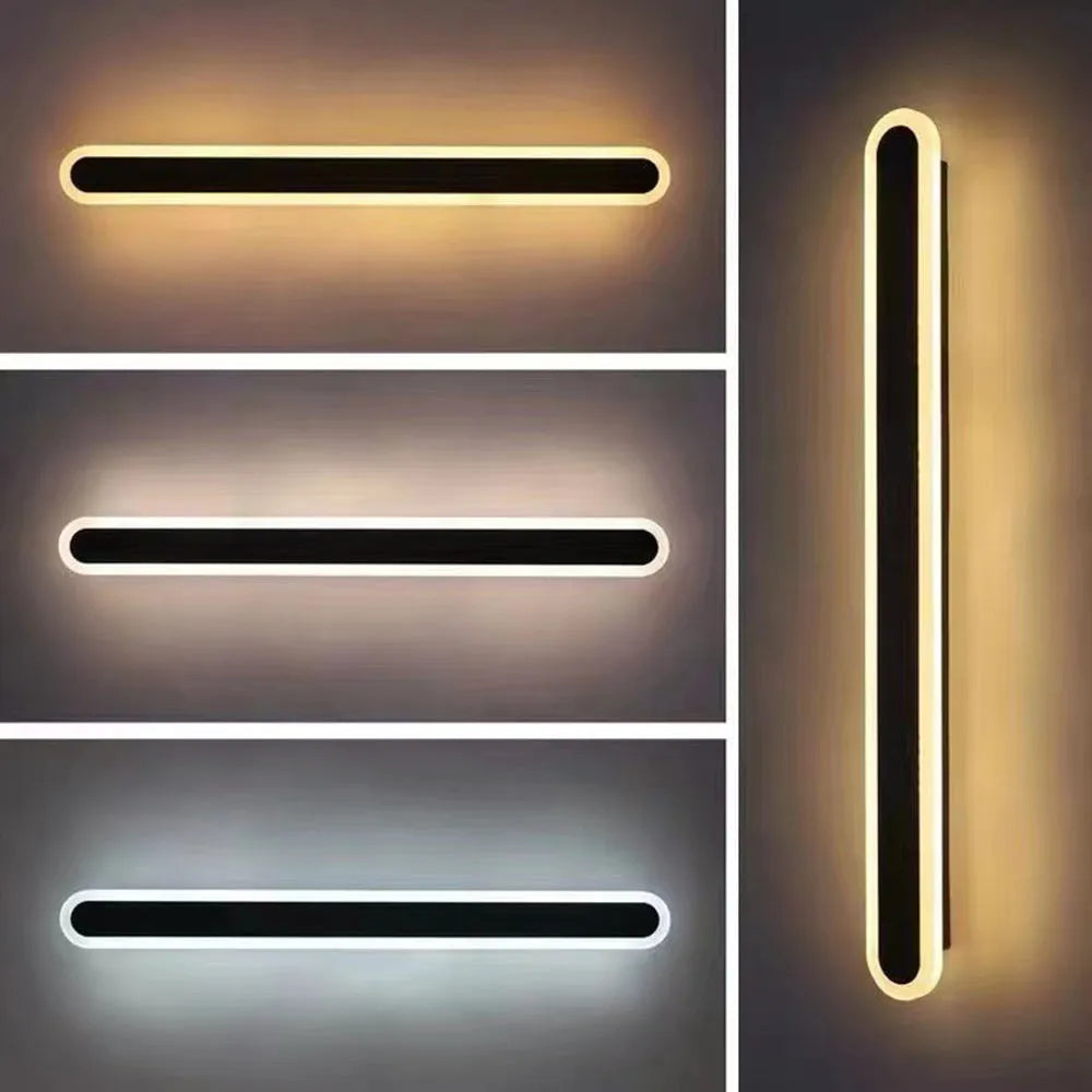 AstraLumen Außenwandleuchte mit linearem ovalem Design | Lersk