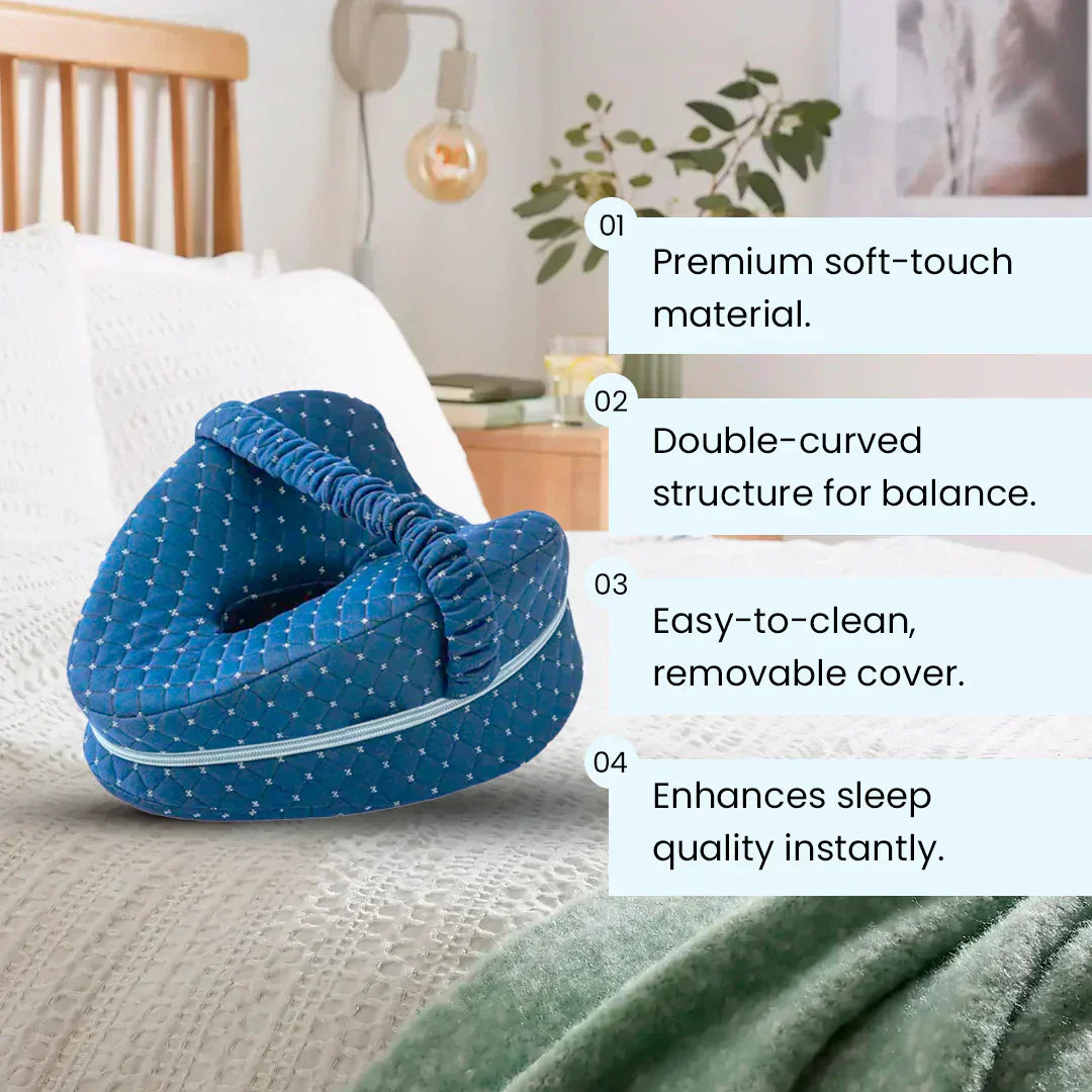 Memory Foam Leg Pillow For Back Pain Sleepers Pain Relief | Lersk