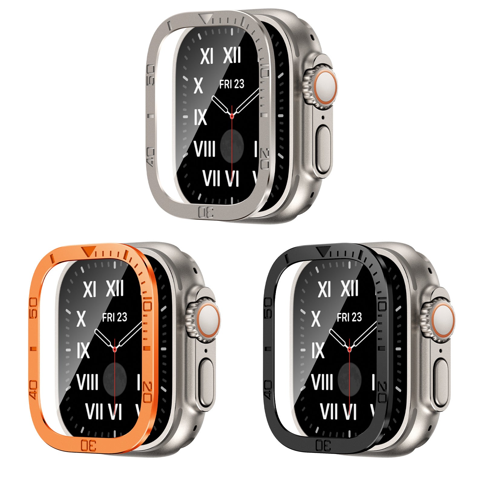 Vellon Full Coverage Tempered Glass Screen Protector for Apple Watch Ultra and Ultra 2 | Lersk