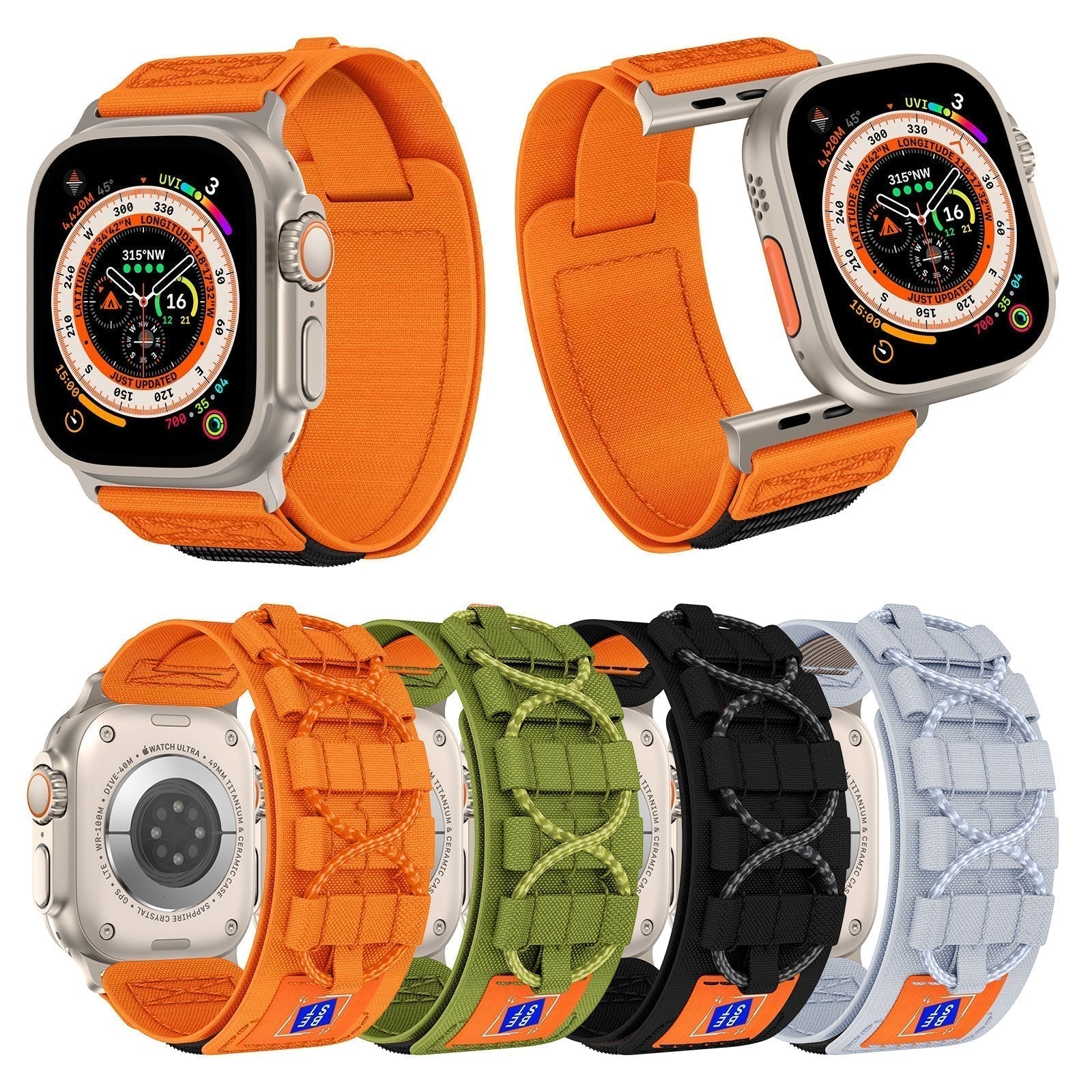 Wytrzymała nylonowa opaska Kirrea do Apple Watch | Lersk