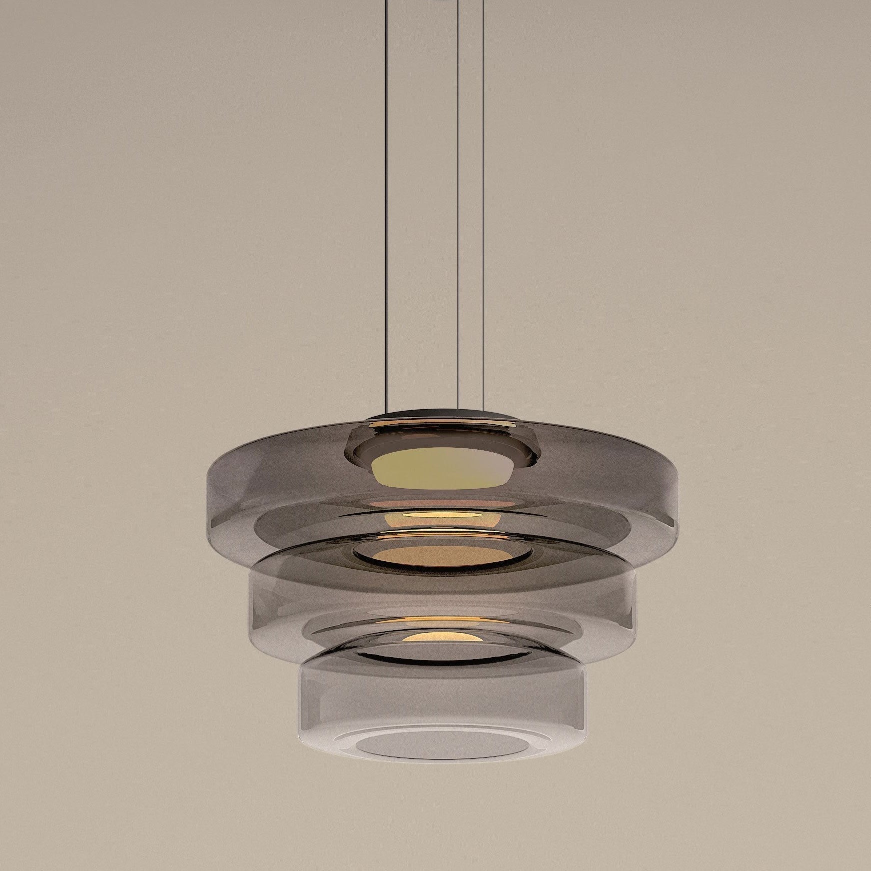 Asteron glaspendel i Bauhaus-stil loftlampe | Lersk