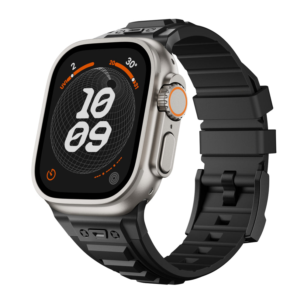 TacFlex | Meget elastisk taktisk silikonerem til Apple Watch | Lersk