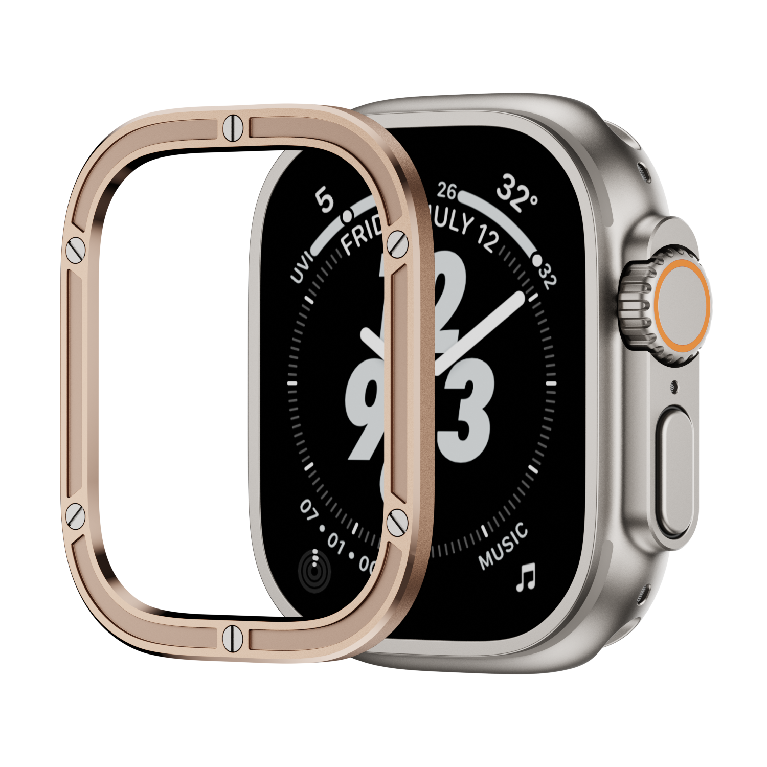 Altara | Anel de Proteção em Aço para Pinos do Apple Watch Ultra | Lersk