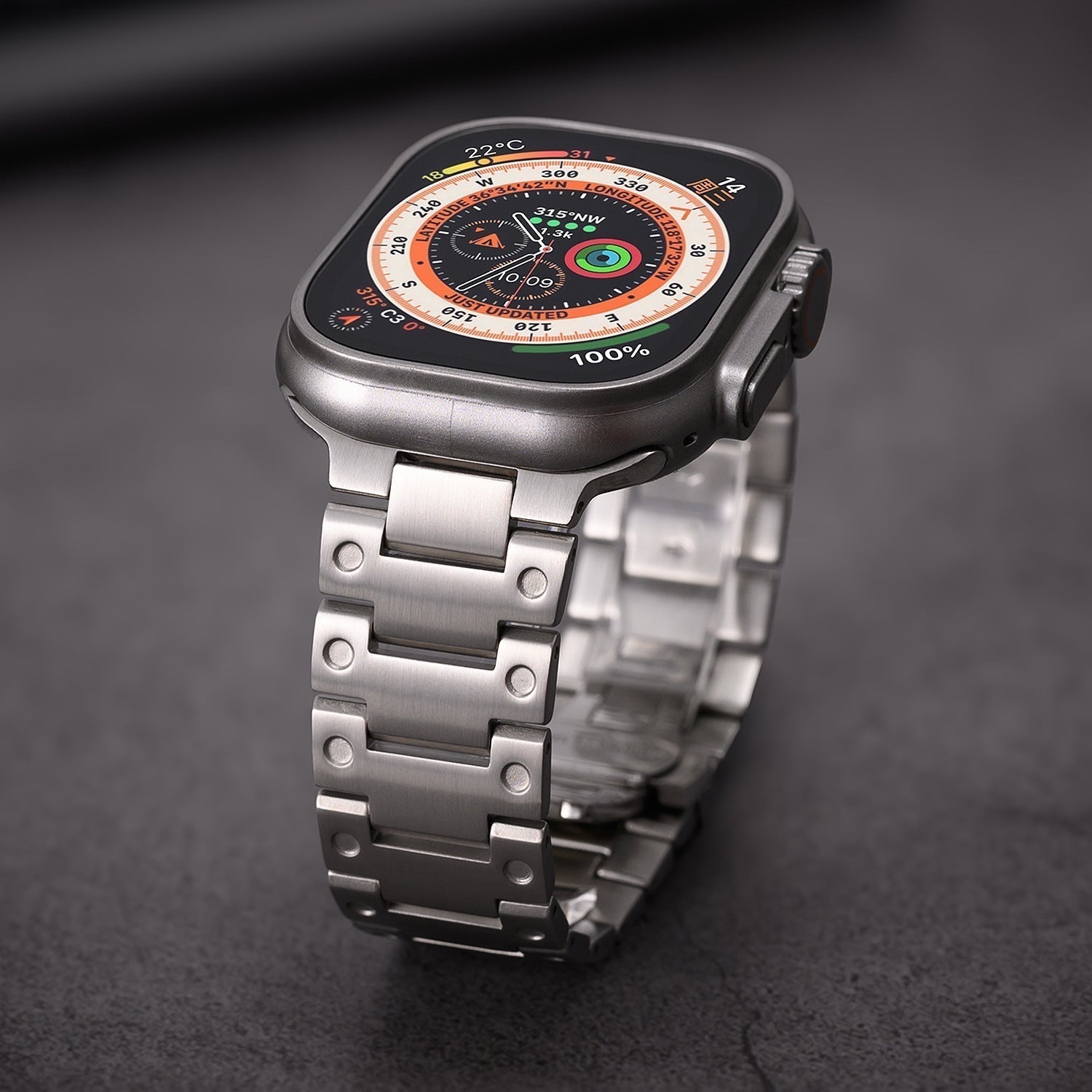 Kirrea rustfrit stål rem til Apple Watch | Lersk