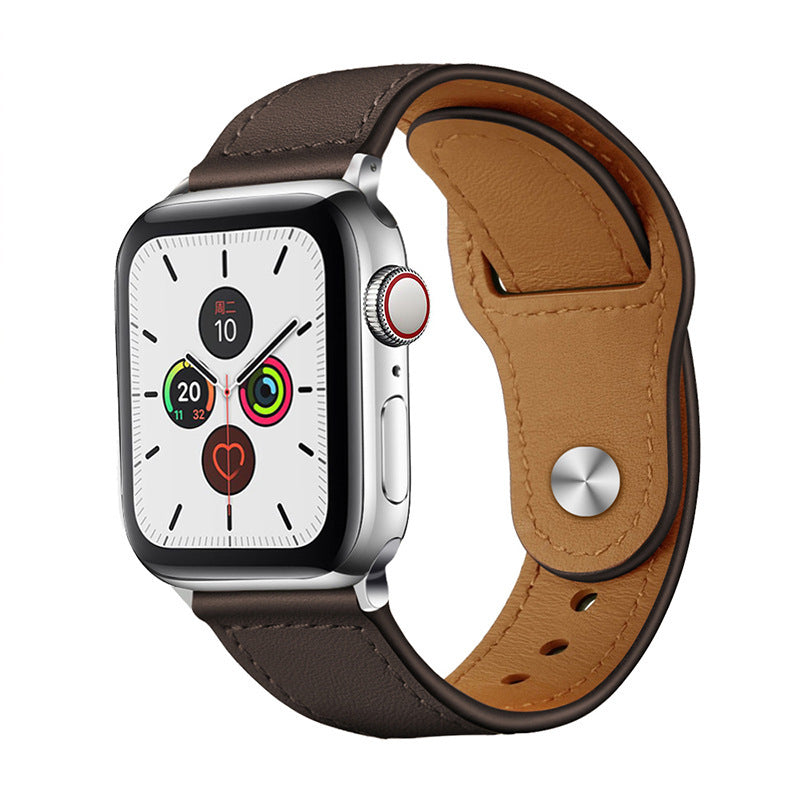 Rowen læderrem til Apple Watch | Lersk