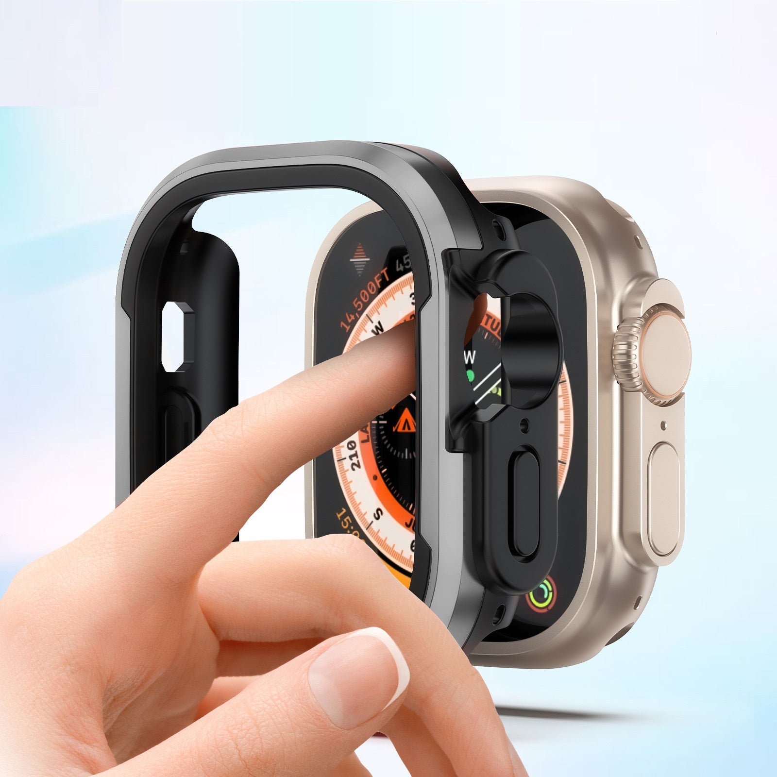 Corrin Aluminum Alloy Bumper Case for Smartwatch | Lersk