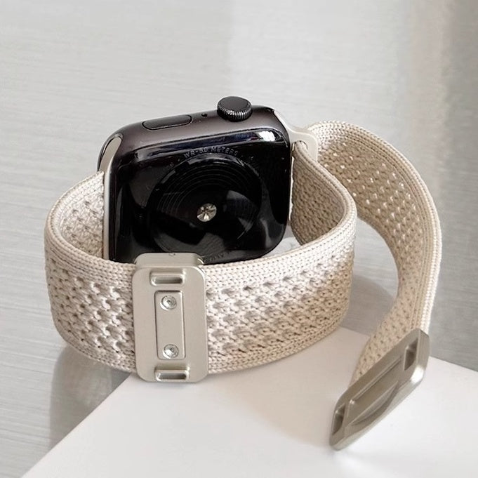 Nuvora pletený nylonový řemínek s magnetickou sponou pro Apple Watch | Lersk