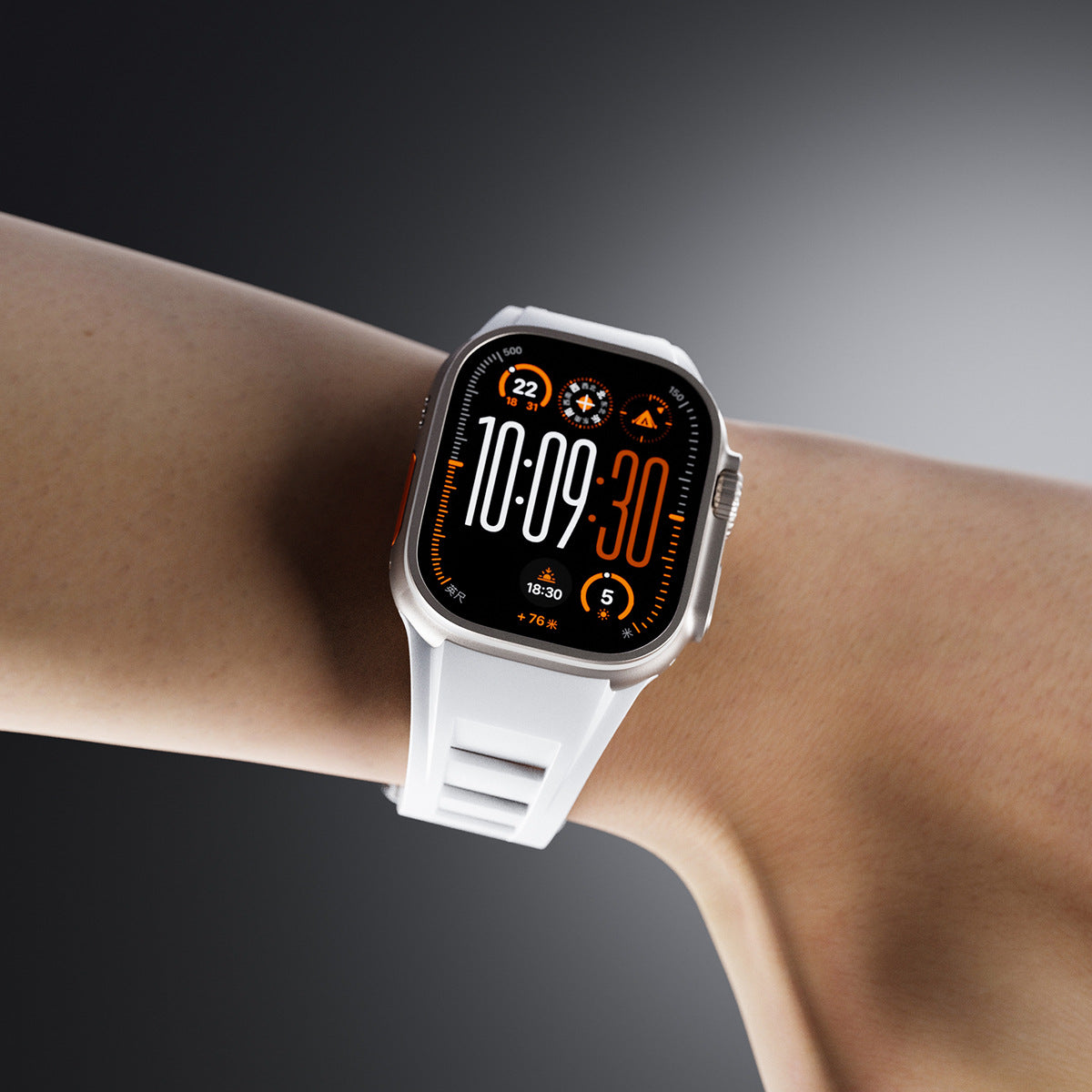 Orvella Sport Fluorine Rubber Smartwatch Band | Lersk