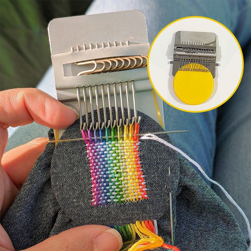 Essential Darning Weaving Loom Kit For Household Sewing And Delicate Repairs Everyday | Lersk