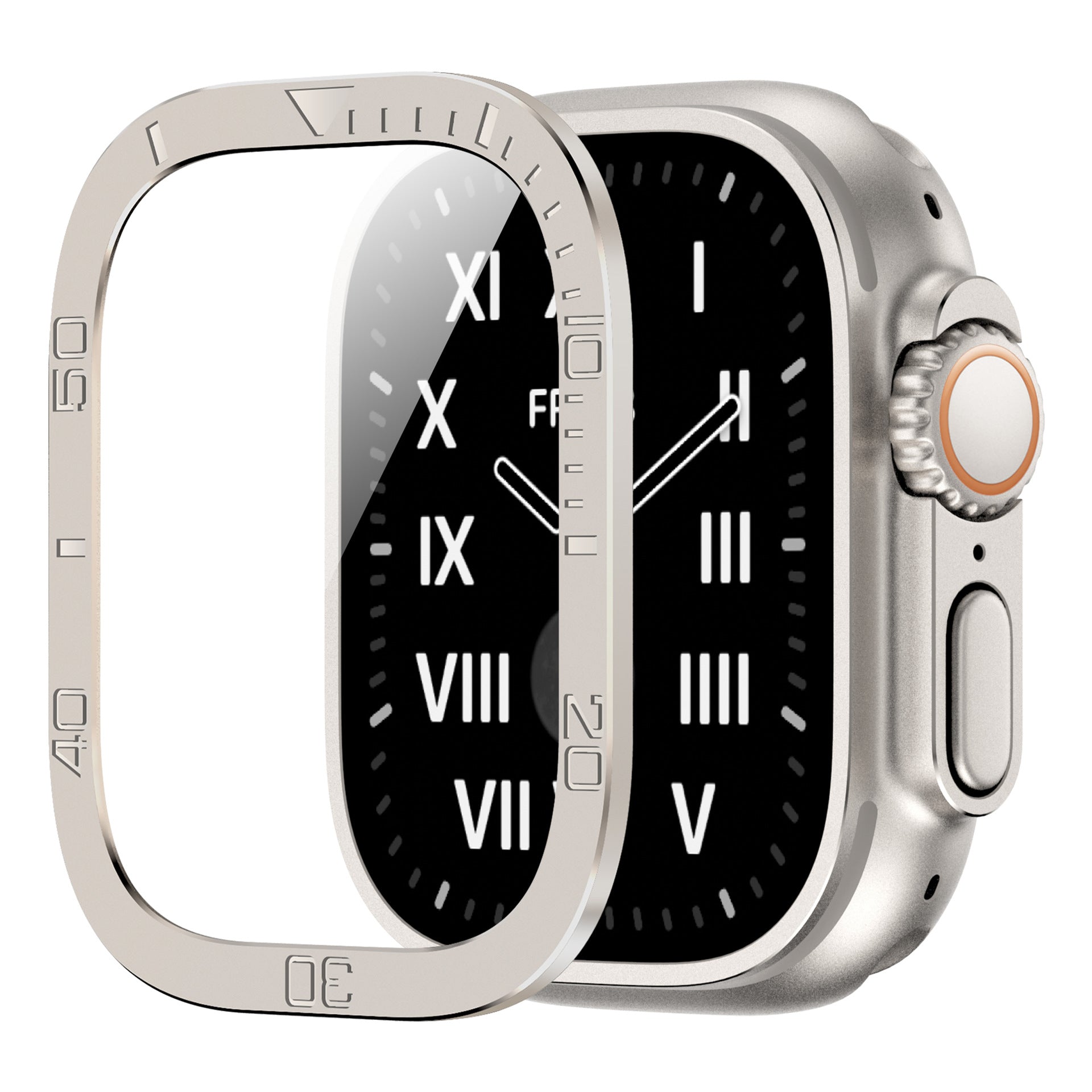 Vellon Full Coverage Tempered Glass Screen Protector for Apple Watch Ultra and Ultra 2 | Lersk