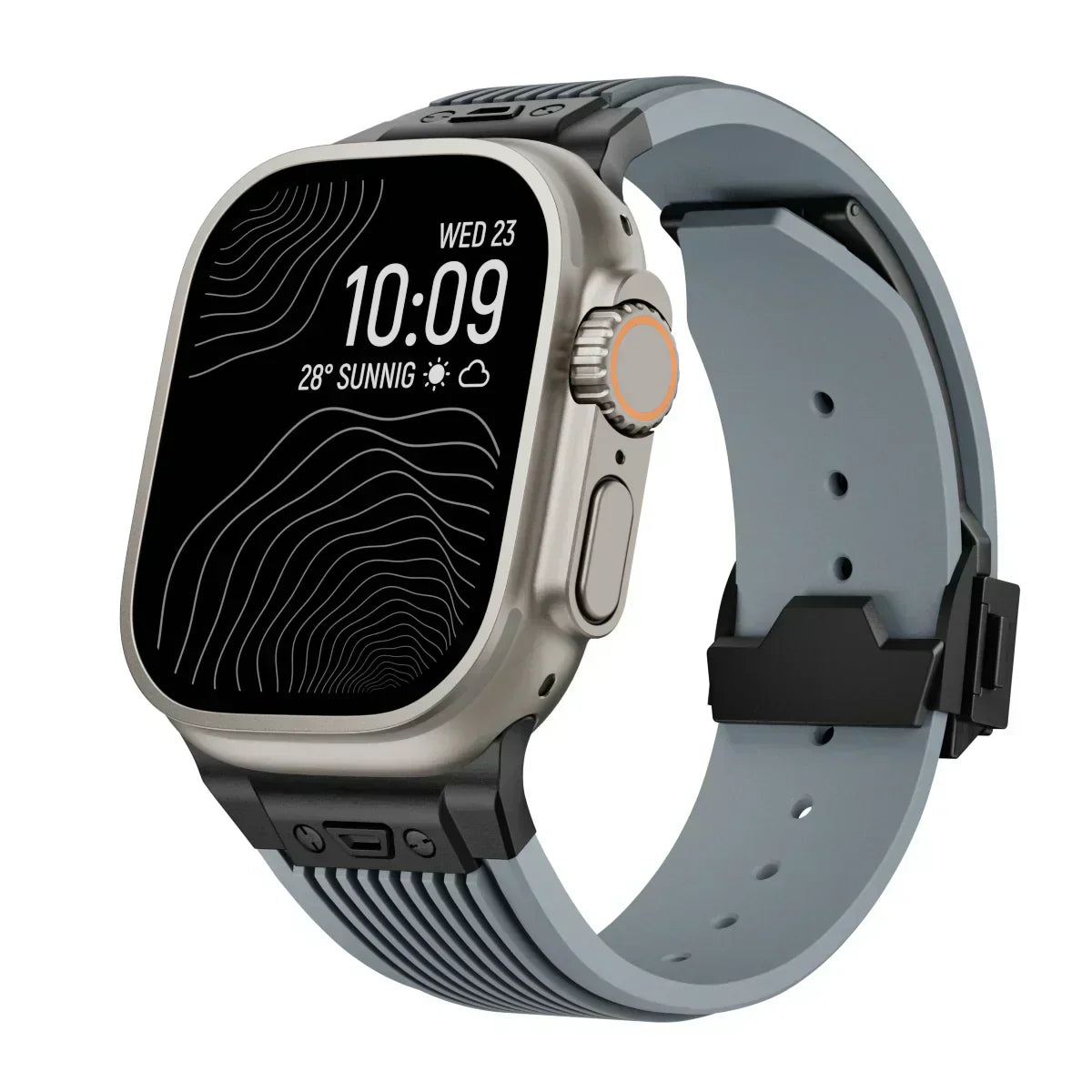 NovaFlex Silikon Kordon Apple Watch 42 ila 49mm Modelleri için | Lersk