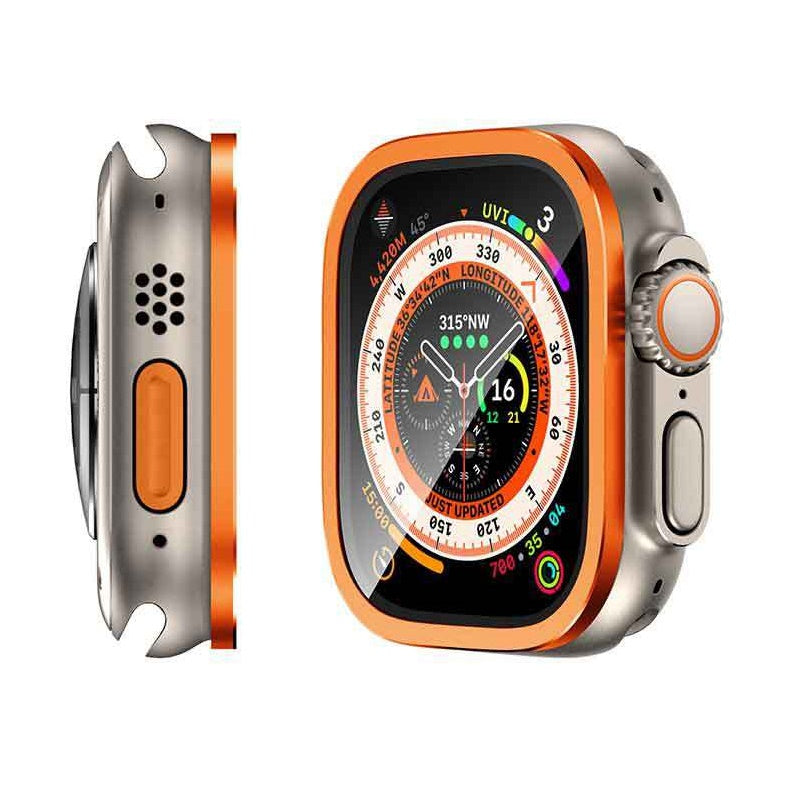 Titanový ochranný kryt obrazovky kompatibilní s Apple Watch Ultra a Ultra 2 | Lersk