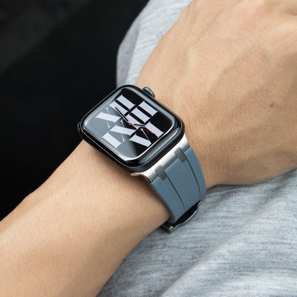 Nexal Silicone Band With Metal Head For Apple Watch | Lersk