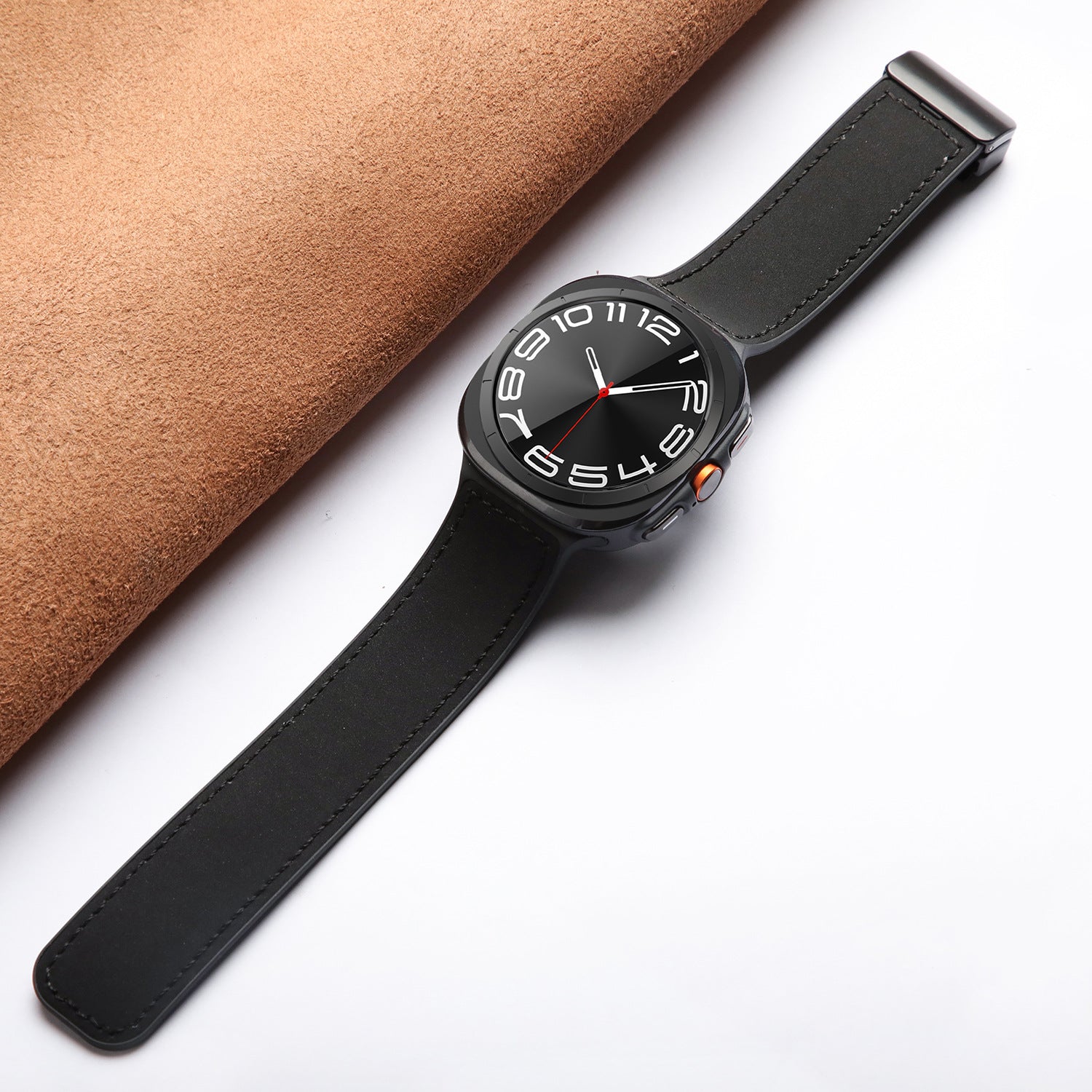 Velora Magnetisches Silikon- und Lederarmband für Samsung Watch Ultra | Lersk