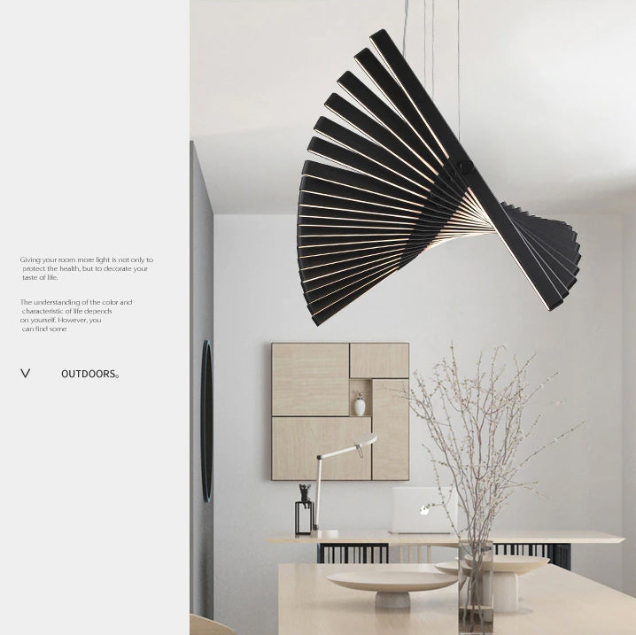 Rhythm Chandelier Rotating LED Rods for Modern Homes | Lersk