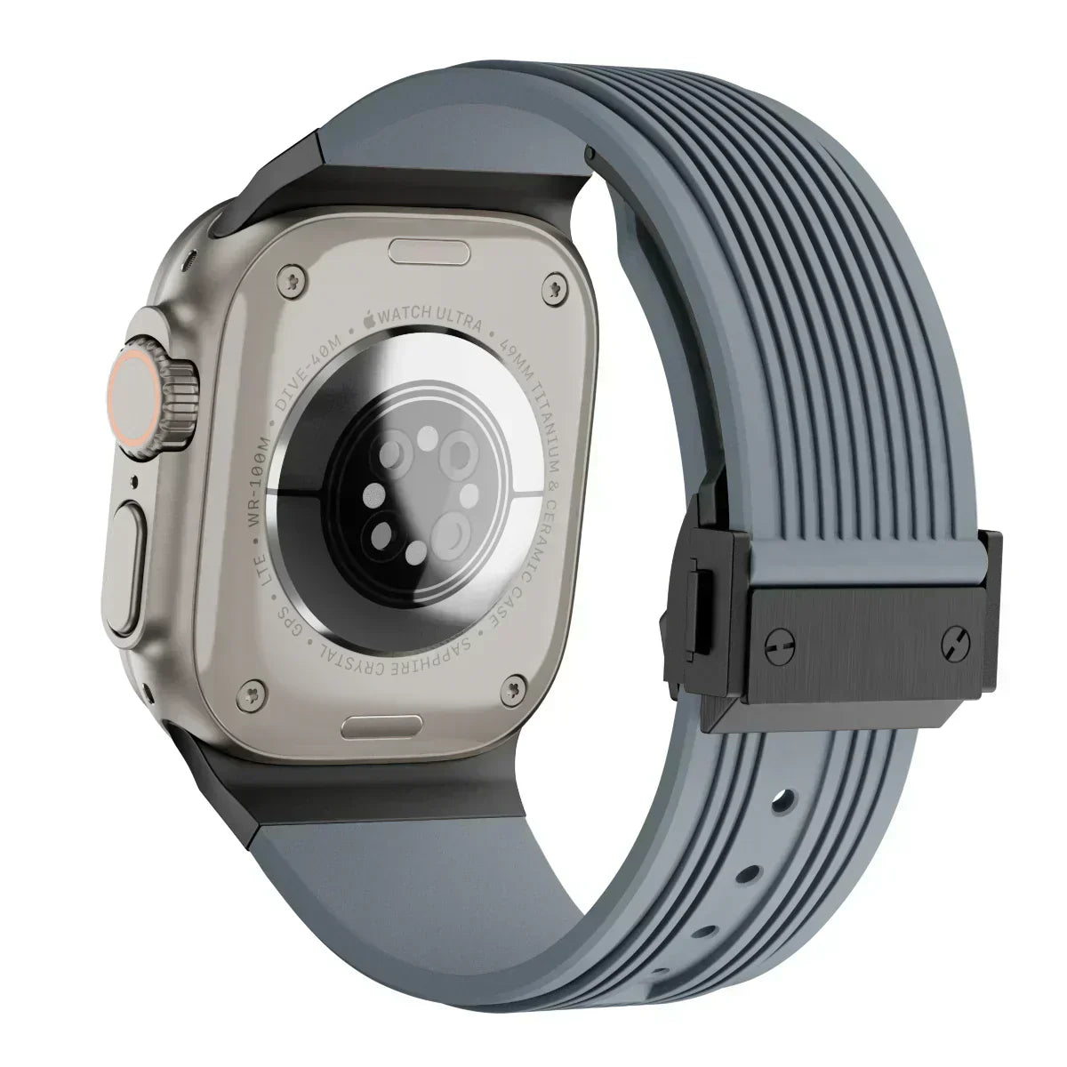 NovaFlex Silikon Kordon Apple Watch 42 ila 49mm Modelleri için | Lersk