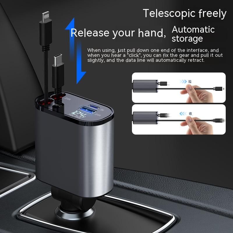 Voltique | 4-Port Car Charger | Lersk