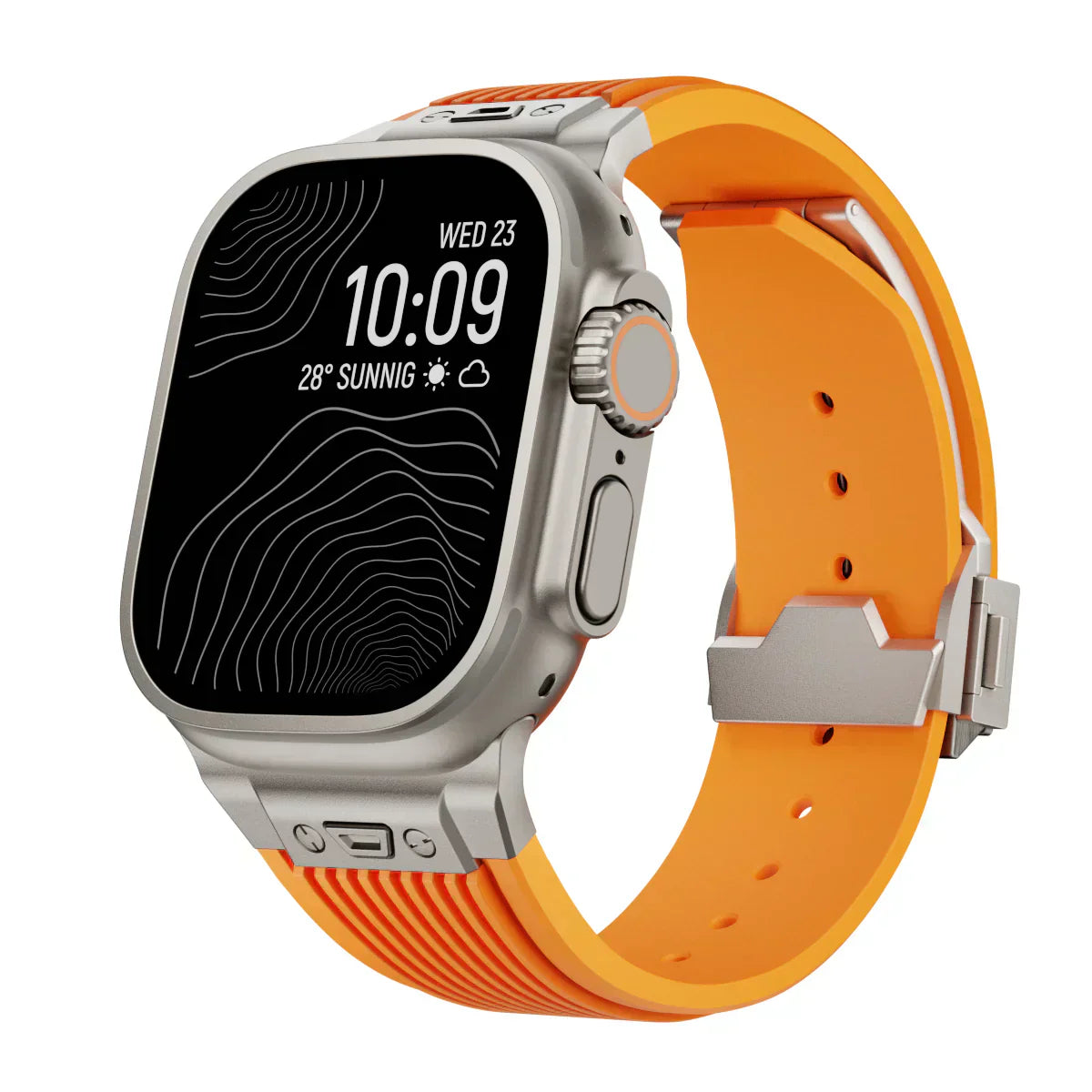 NovaFlex Silikon Kordon Apple Watch 42 ila 49mm Modelleri için | Lersk
