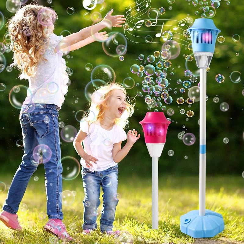 BubbleFun Automatischer Seifenblasenmacher für Kinder, Magisches Seifenspiel, 20.000 Blasen pro Minute, Höhenverstellbar, Tragbar | Lersk