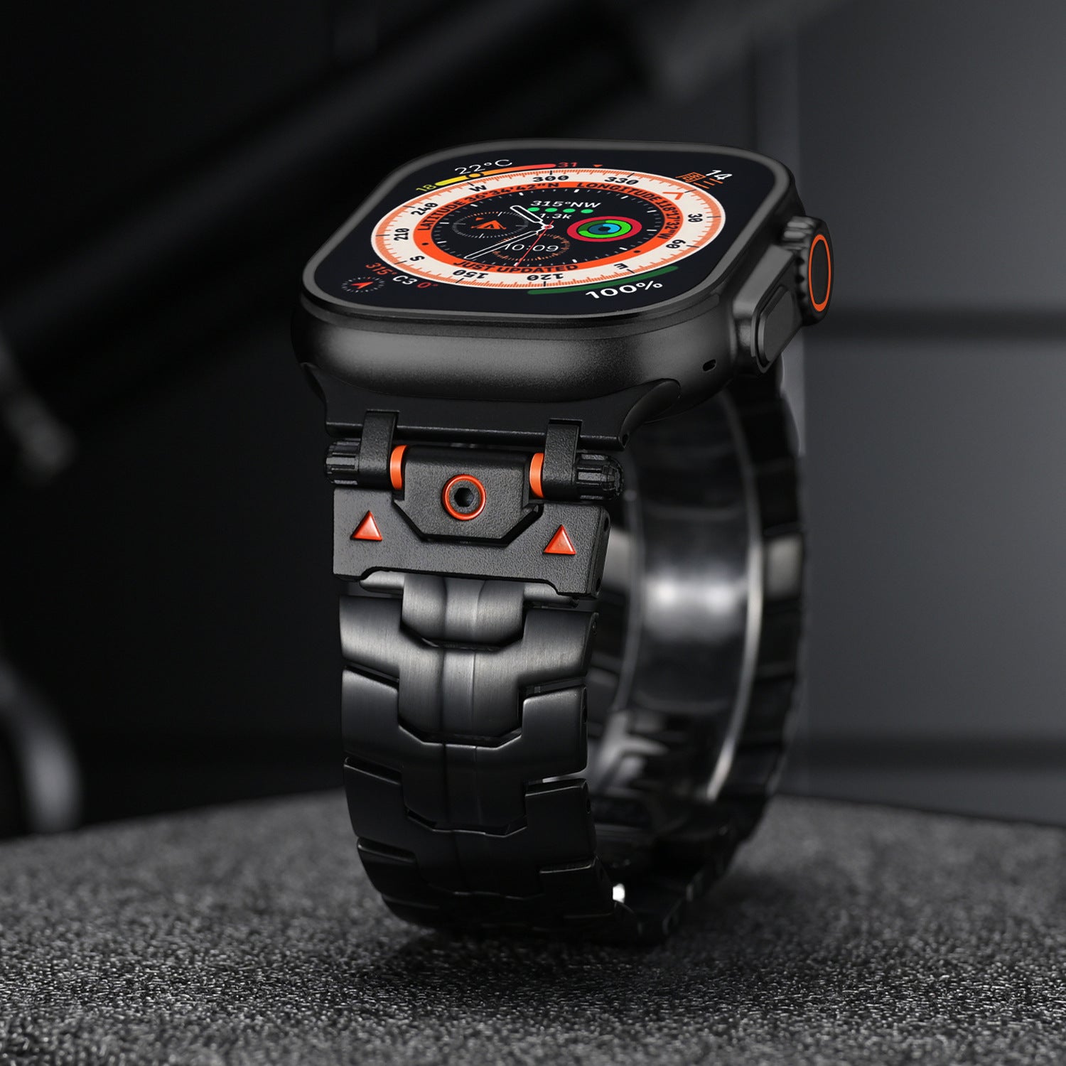 AurumForge | Metalrem Kompatibel Med Apple Watch | Lersk