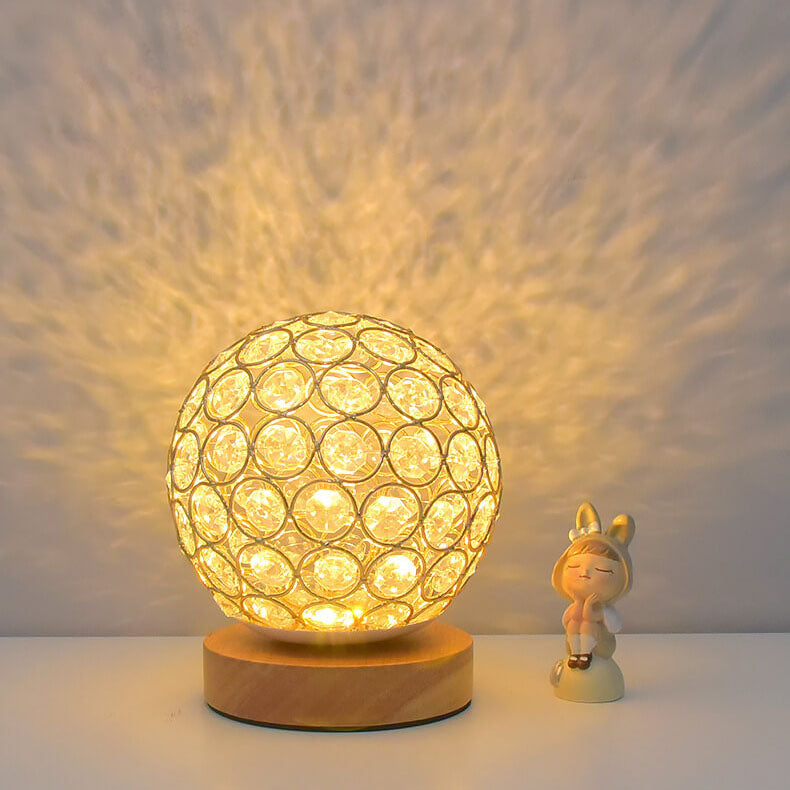 Aurelle Liora USB ładowalna lampka nocna LED do sypialni | Lersk