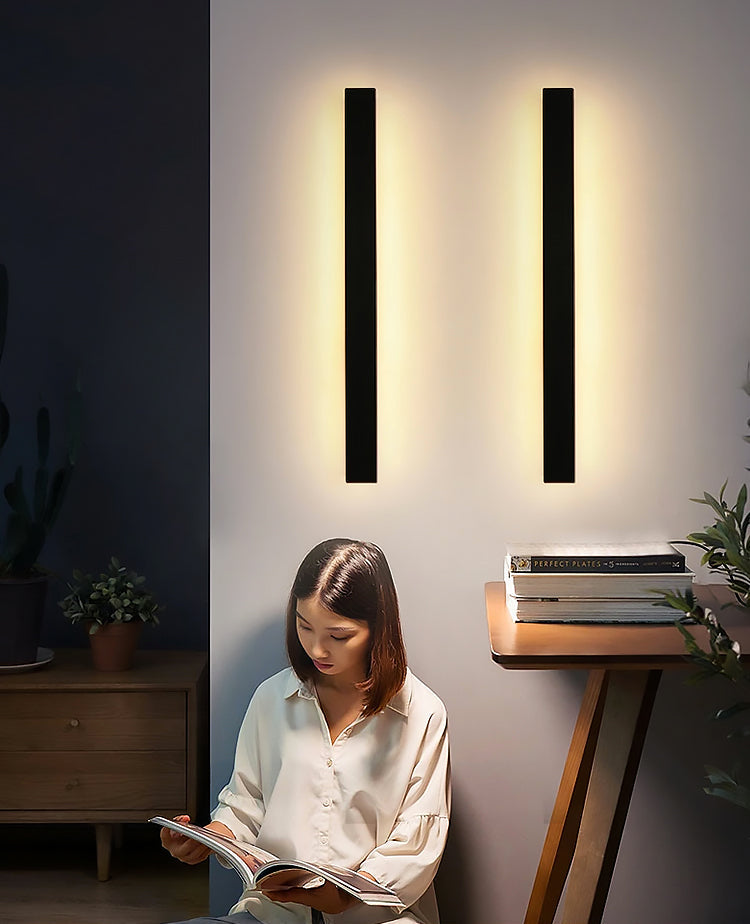 FjordLuma Nordic Wasserdichte Wandleuchte mit sanftem LED-Leuchten | Lersk