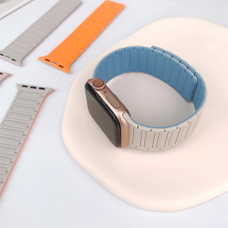 Magnetický silikonový řemínek s poutkem pro Apple Watch | Lersk