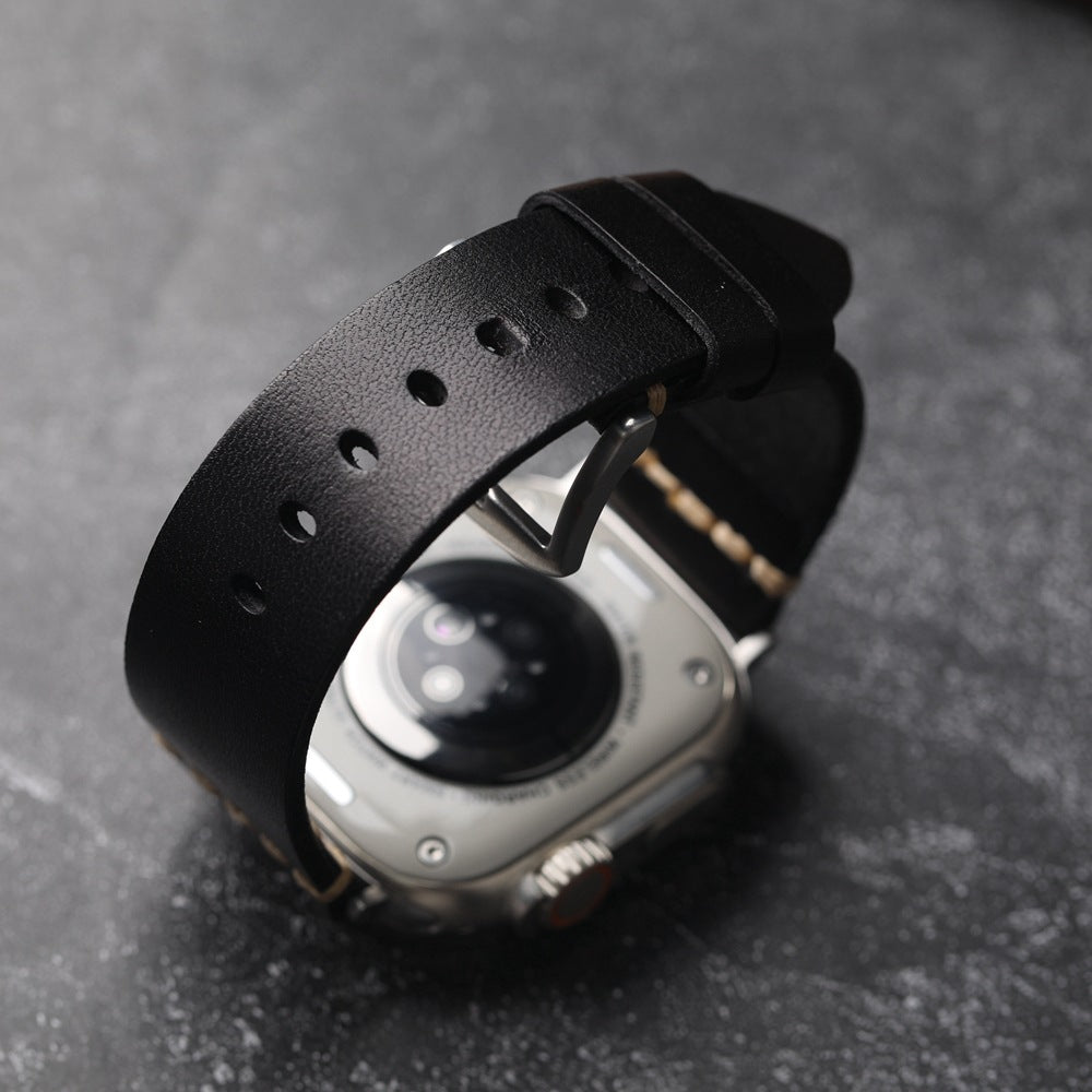 Pasek z pełnoziarnistej skóry Marrowe do Apple Watch | Lersk