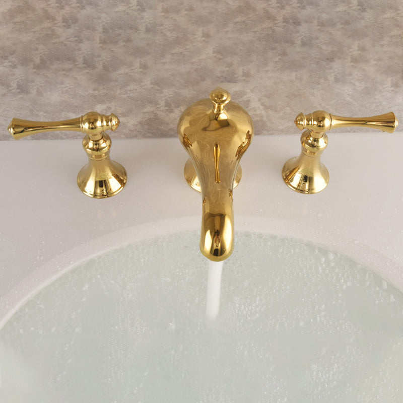Haverly Antique Three-Hole Widespread Bathroom Faucet | Lersk