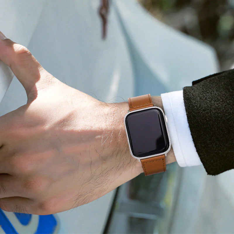 Rivon Leather Loop Band Compatible With Apple Watch | Lersk