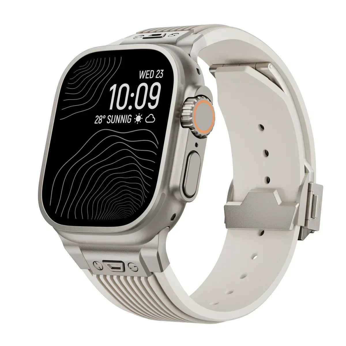 NovaFlex Silikon Kordon Apple Watch 42 ila 49mm Modelleri için | Lersk
