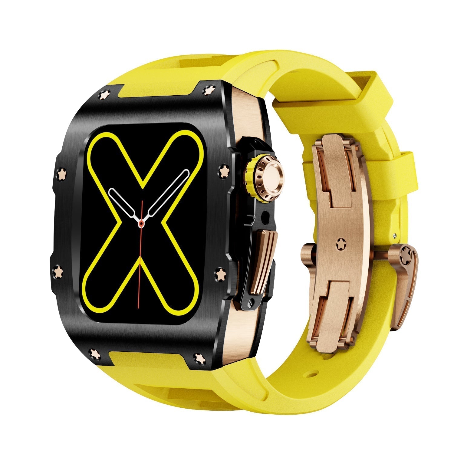 Vastro 9009-serien sort og guld etui til Apple Watch | Lersk
