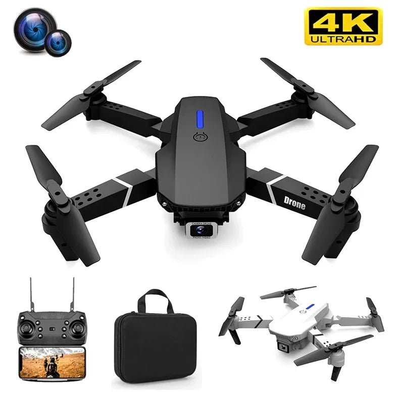 SkyNova foldbar quadcopter drone - Wi-Fi FPV, 4K HD-kamera, højdehold | Lersk