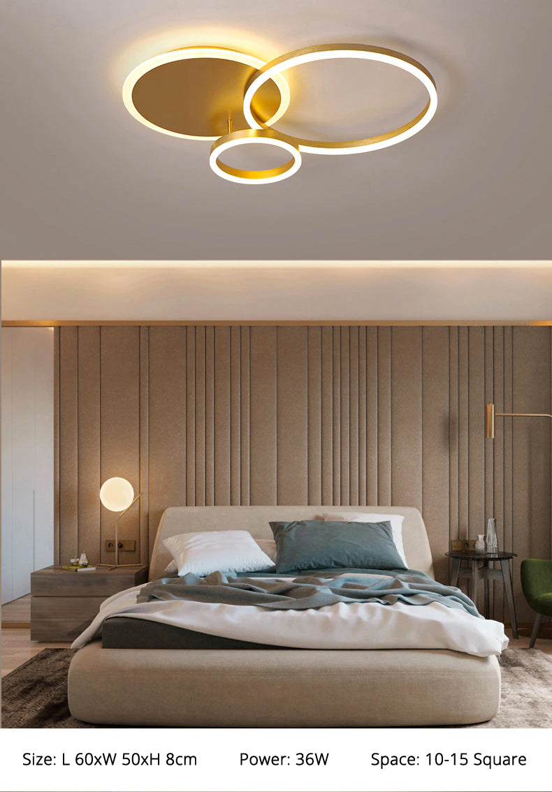 LunaRing LED-Deckenleuchte mit sanftem, beruhigendem Umgebungslicht | Lersk