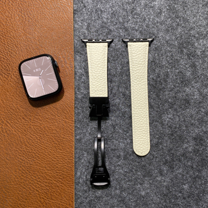 Leather Magnetic Closure Strap for Apple Watch | Lersk