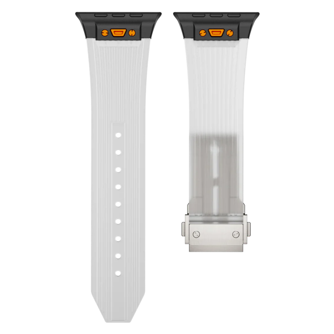 Avenza | Klar silikonerem til Apple Watch | Lersk