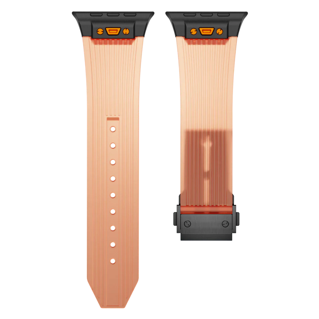Avenza | Klar silikonerem til Apple Watch | Lersk