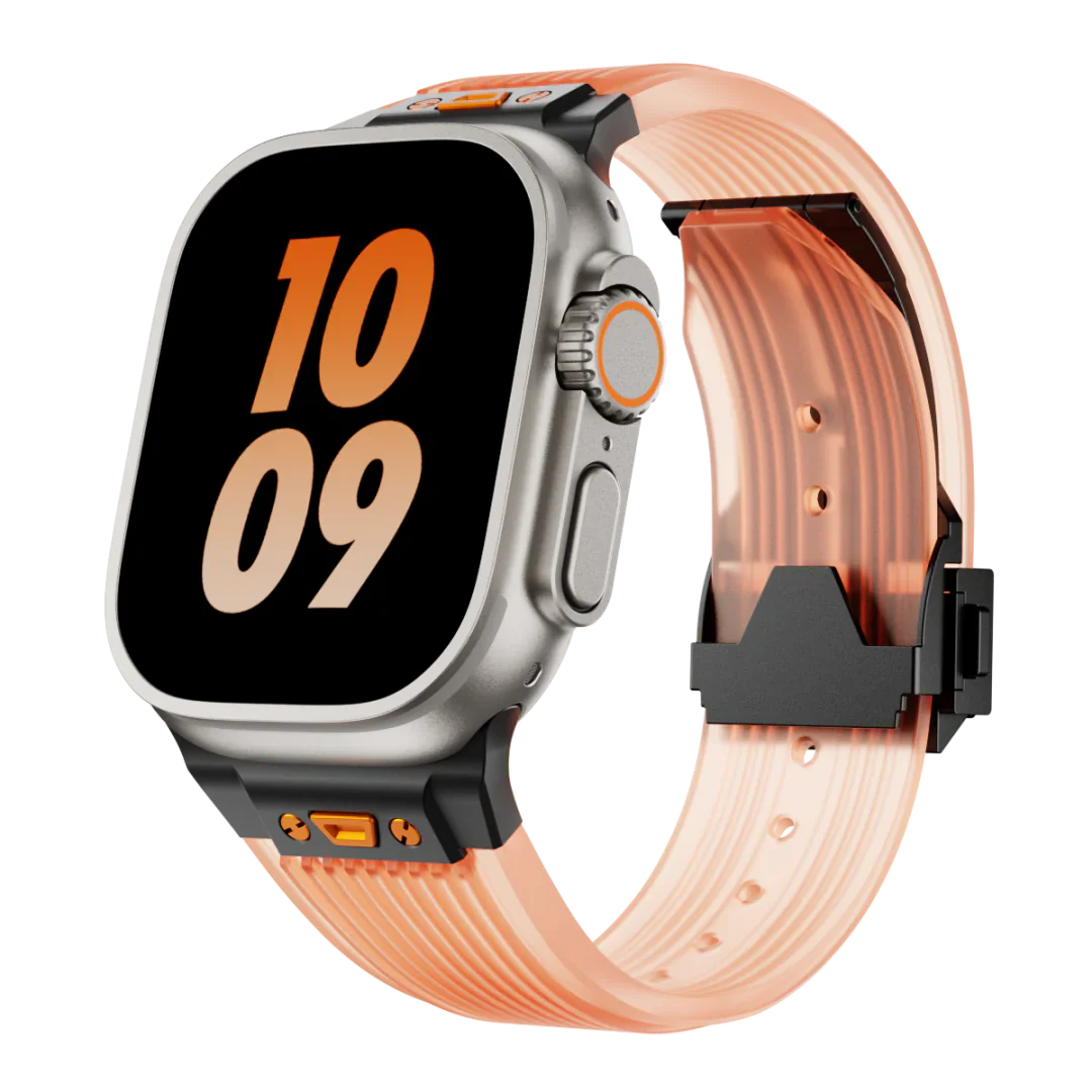 Avenza | Klar silikonerem til Apple Watch | Lersk