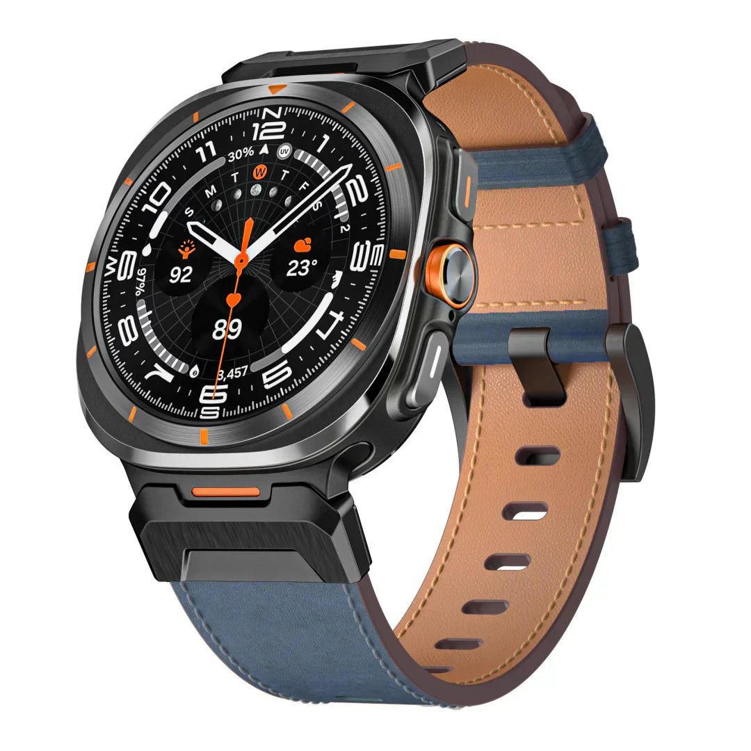 Marcell taktisk læderrem til Galaxy Watch Ultra | Lersk