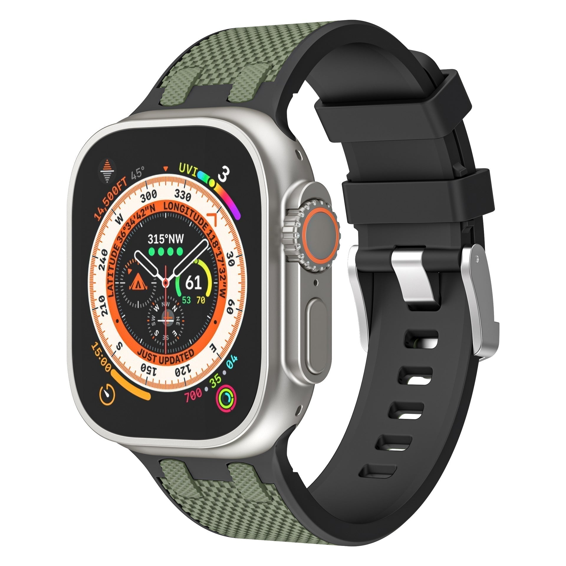 Kivra Dual-Tone Silikonarmband für Apple Watch | Lersk