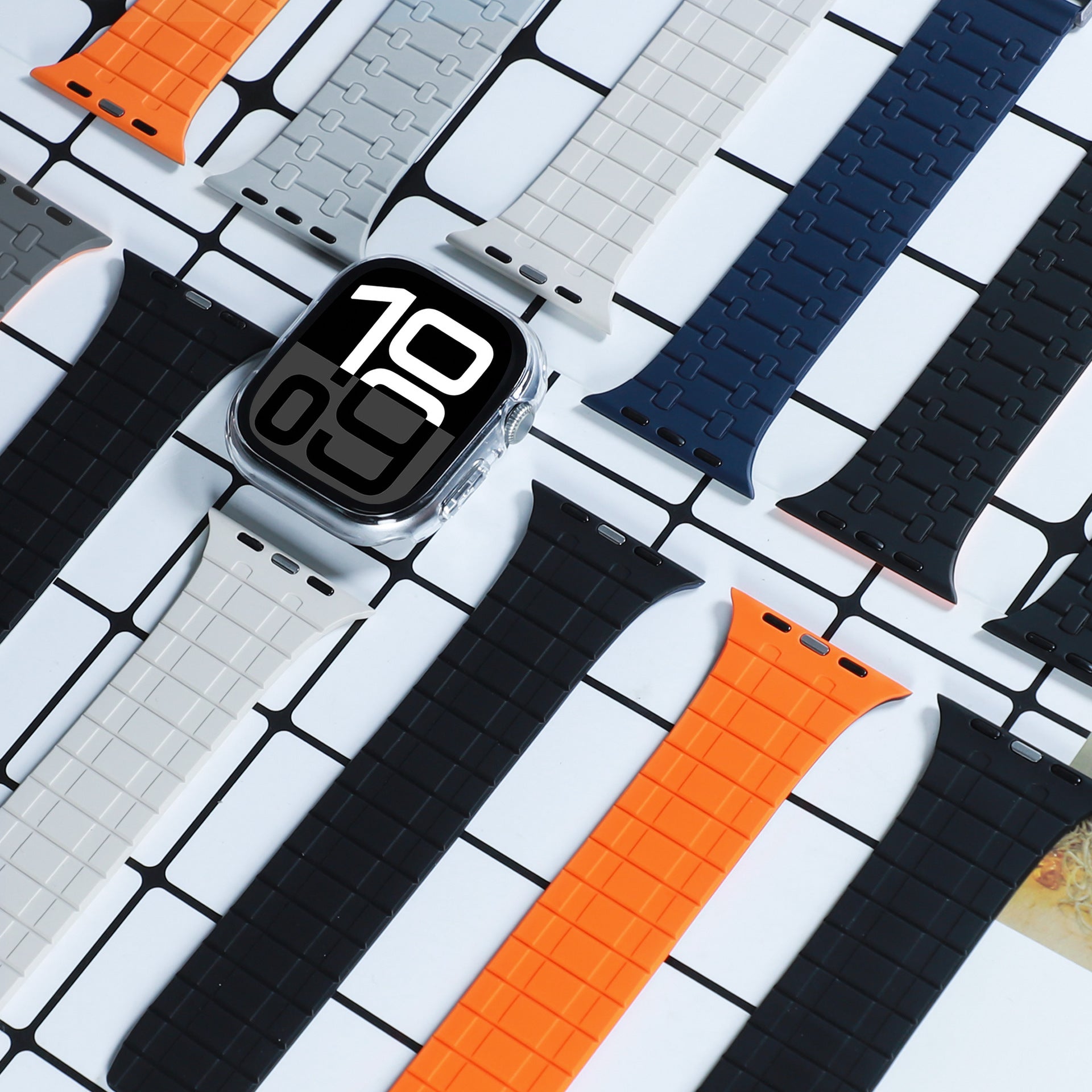 VelaMag vylepšený magnetický silikonový řemínek pro Apple Watch | Lersk
