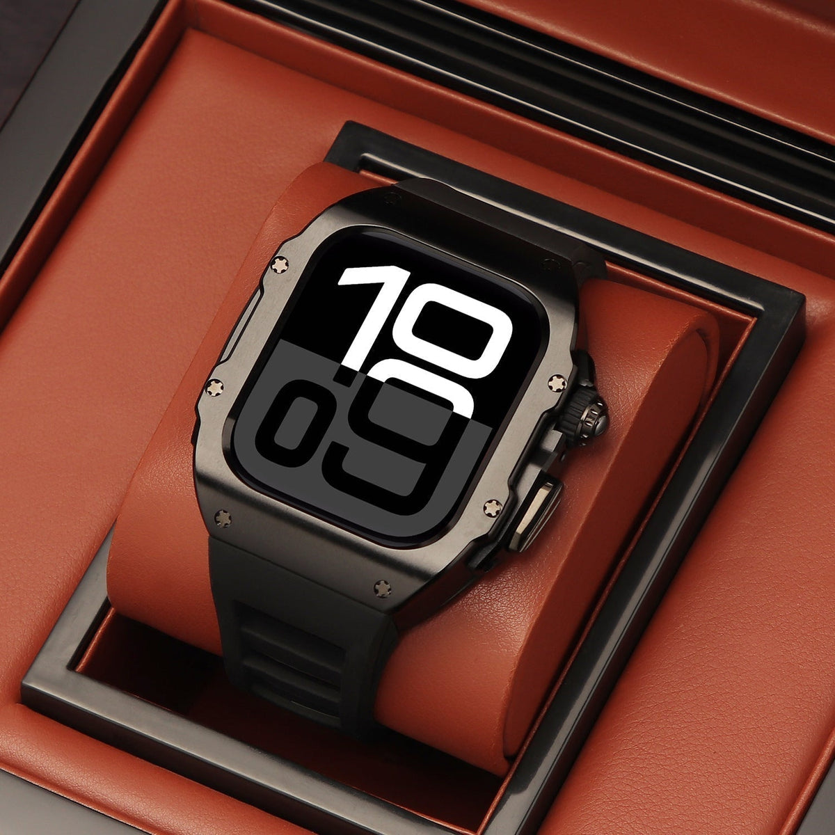 LuminaGuard Electroplated Fluoroelastomer Band for Apple Watch