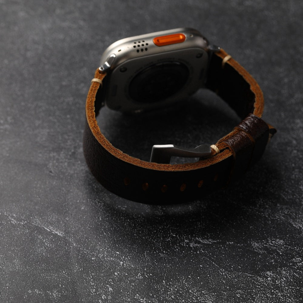 Vintage kožený řemínek Marwell pro Apple Watch | Lersk