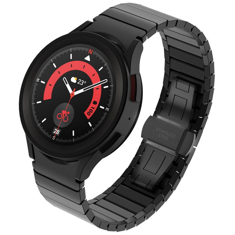 Stainless Steel Butterfly Clasp Band Compatible With Samsung Galaxy Watch 4/5/6/7 Pro | Lersk