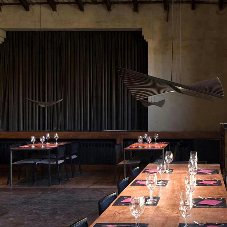 Rhythm Chandelier Rotating LED Rods for Modern Homes | Lersk