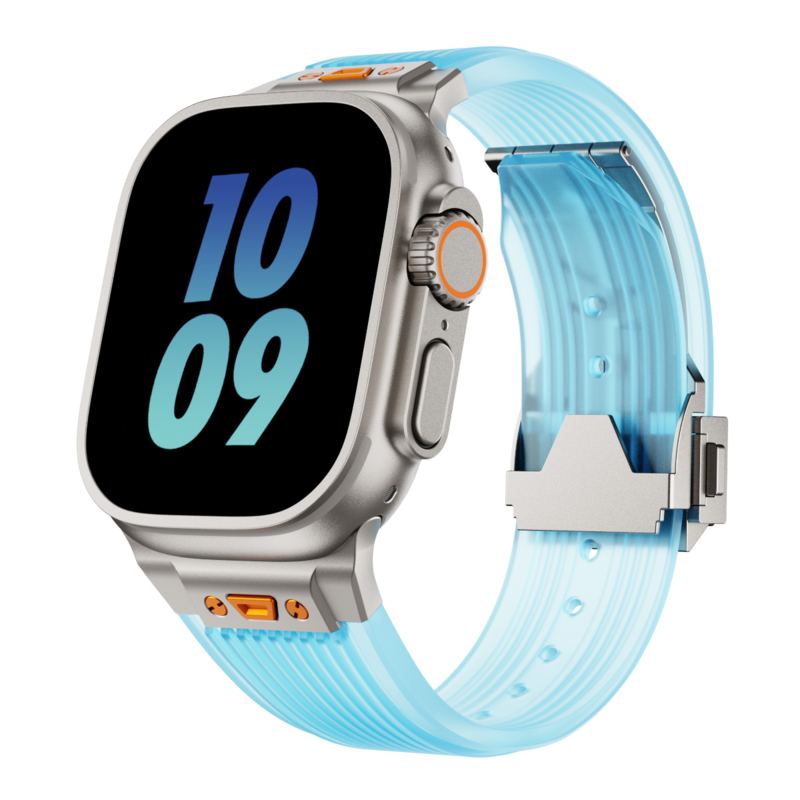 Avela transparentes Silikonarmband für Apple Watch | Lersk