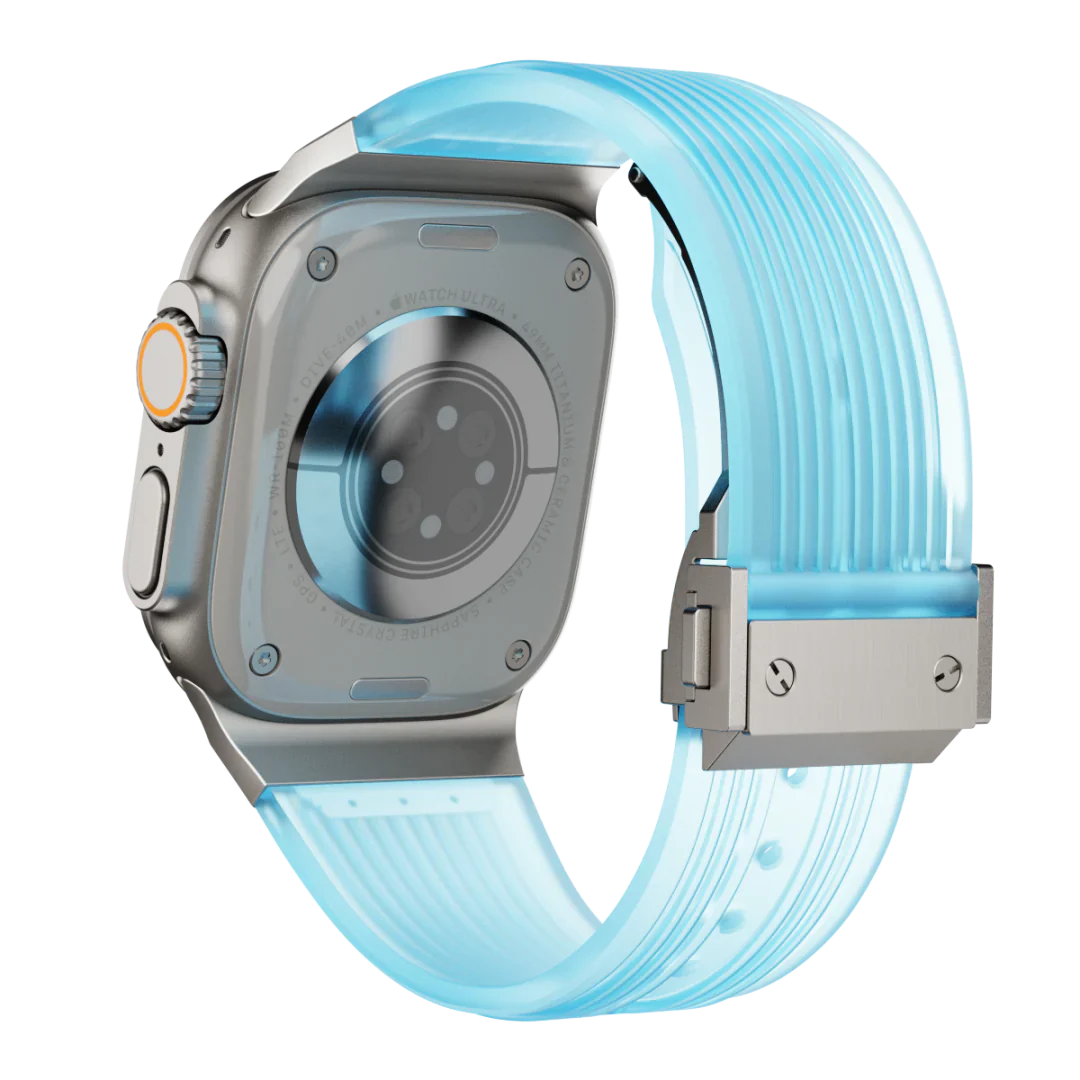 Avenza | Klar silikonerem til Apple Watch | Lersk